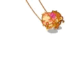 chibiu gif of a monkey with a flower in their hair being pushed on a swing by another monkey with permanently closed eyes. they both seem to be having fun